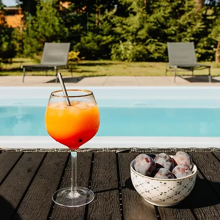 Ferienhaus B10 Dom Lux Z Alpakami & Basen *